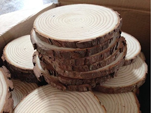 
Wholesale Custom rustic pine tree slices coaster 