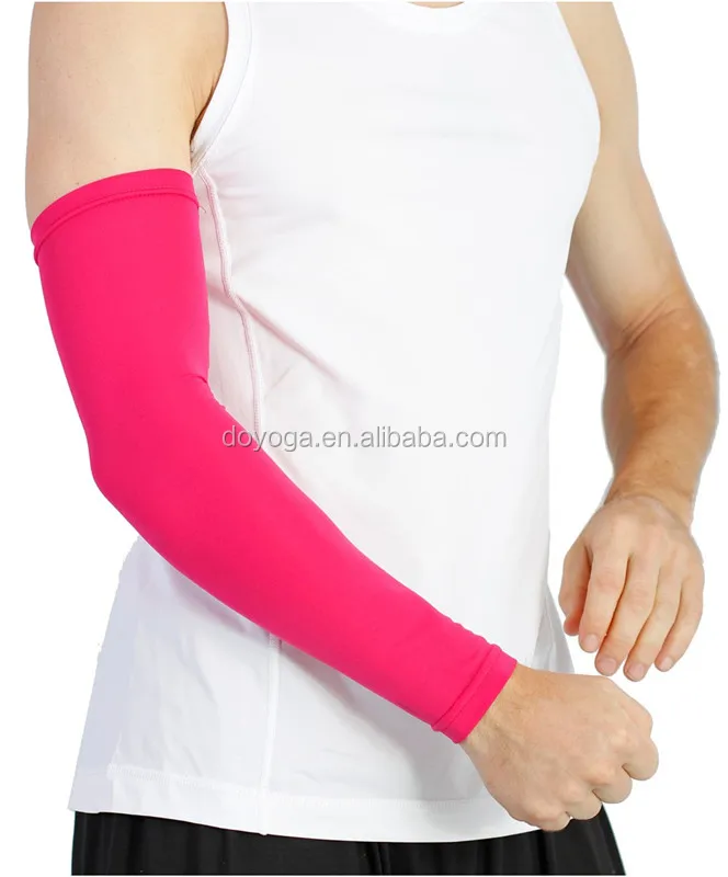 custom cheap lycra protective sublimation sports arm sleeves