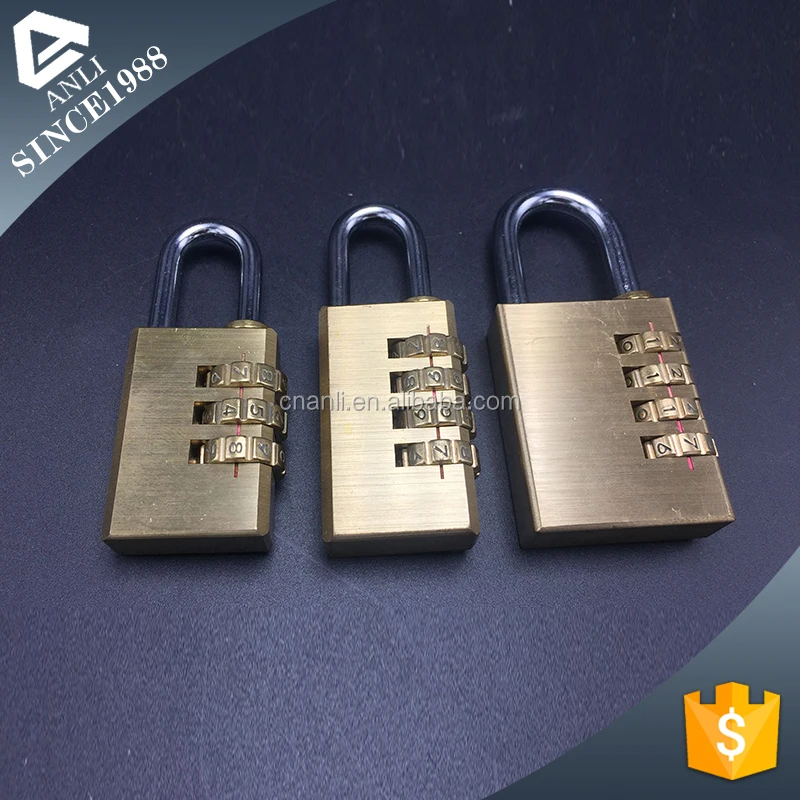 High quality brass custom small digit padlock combination