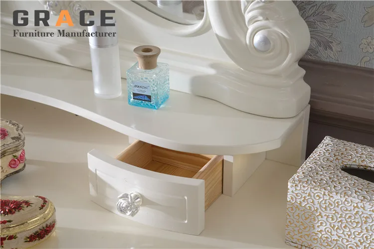 Z909 cheap bedroom dresser home center dressing table with mirror