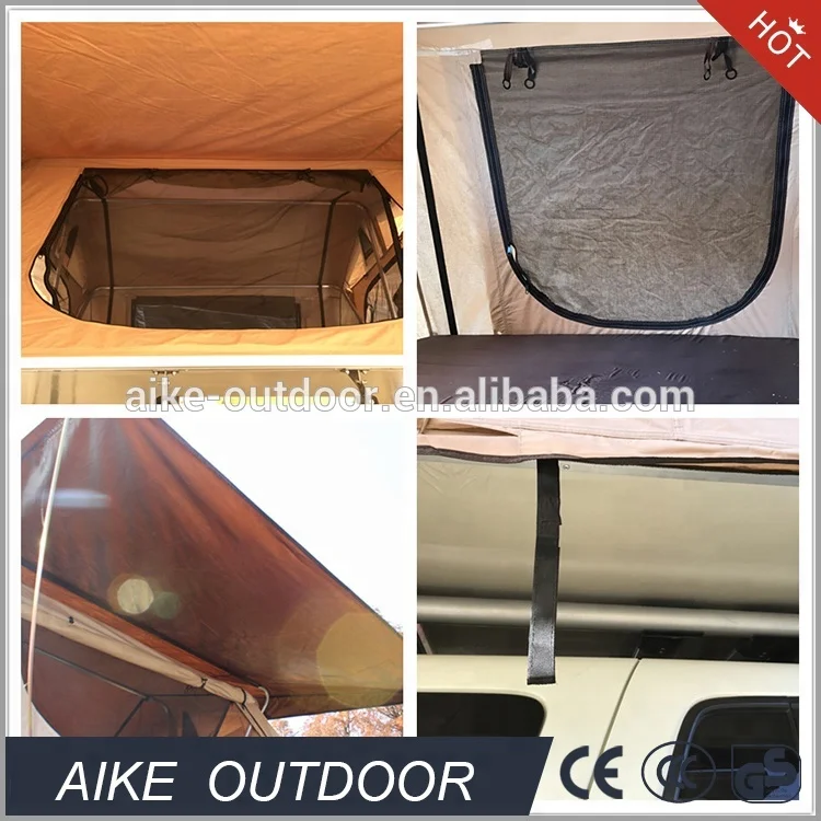 Off Road Canvas Car Roof Top Tent Camping Outdoor 4wd Roof top Pop Up Camper
