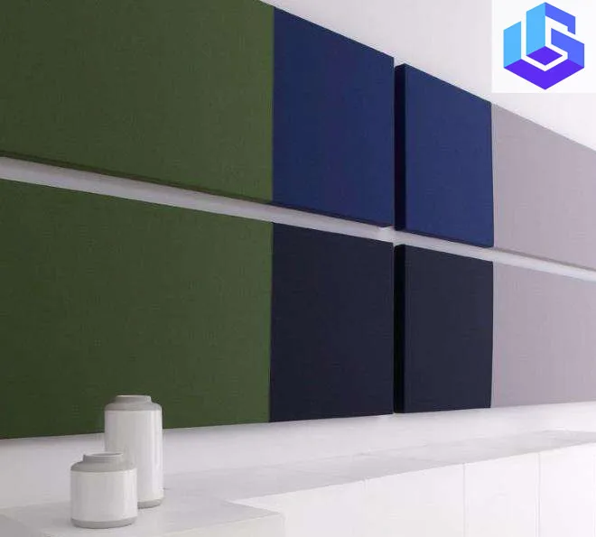 
ISO certificate decorative fabric wrapped fiberglass acoustic wall panel 