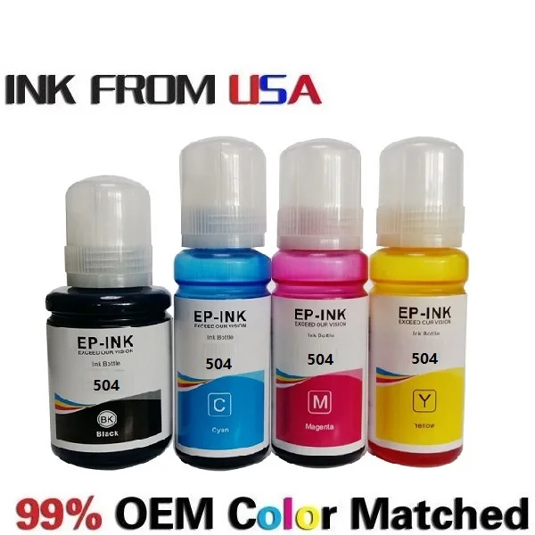 
For Epson L4150 L4160 L 4158 L4168 504 ink bottle 