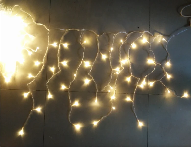 christmas falling light