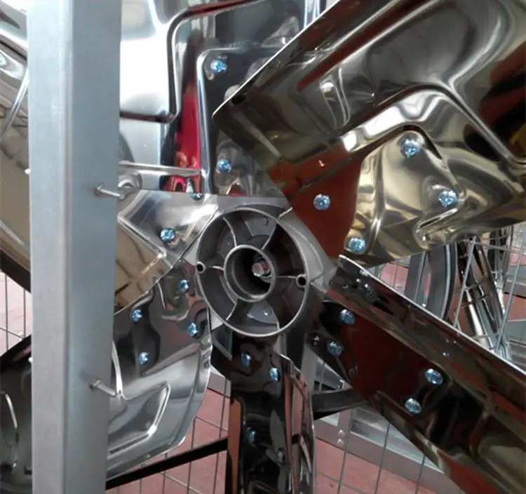 Super quality 20 inch air guard restaurant magnetic exhaust fan with cover