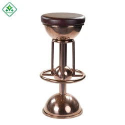 hot sales European Style Antique Iron Bar Chair High vintage  metal bar stools bar chairs casino chair