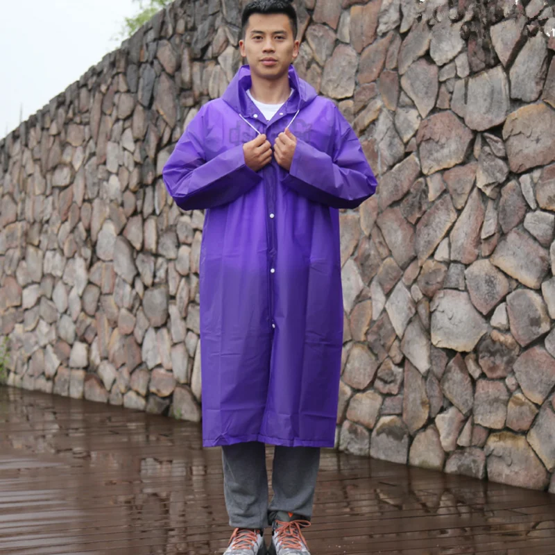 ЕВА экологичный одноразовые складные плащ