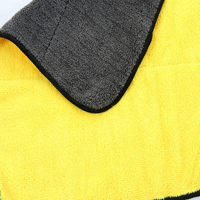 800gsm super absorbent double face microfiber towel for car