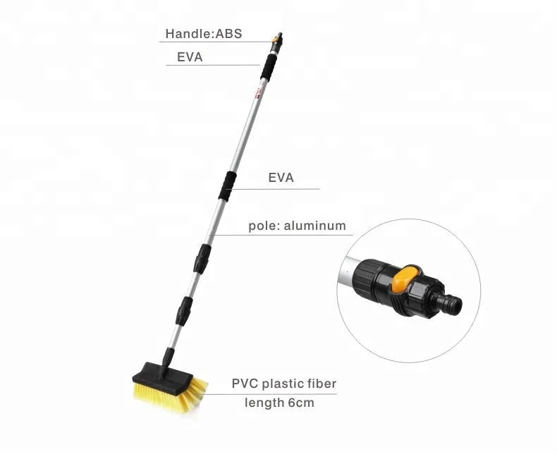 Newest Design Aluminium Telescopic Master Water Fed Car Brush