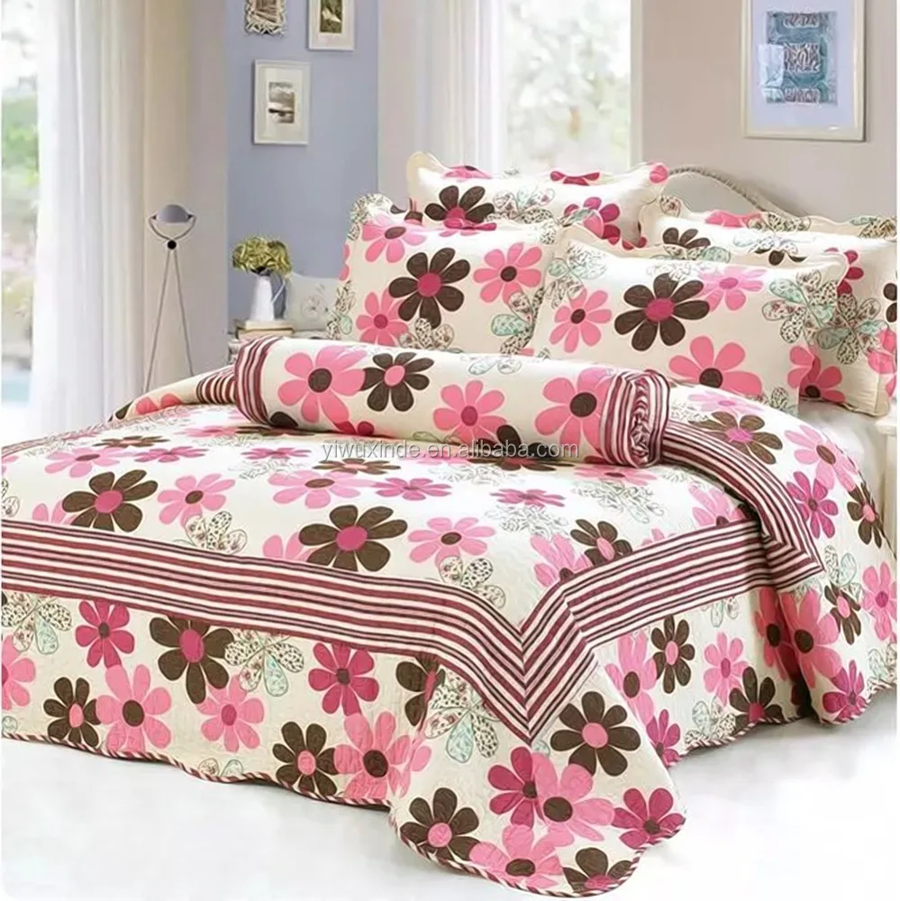 Хлопковое стеганое свадебное покрывало ручной работы оптом с китайского