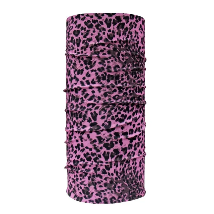 
Low price customized leopard print tube bandana high quality seamless sport tube bandana 