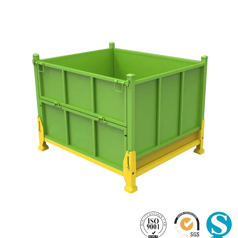 
1200*800*1000 Customized foldable wire stackable storage container 