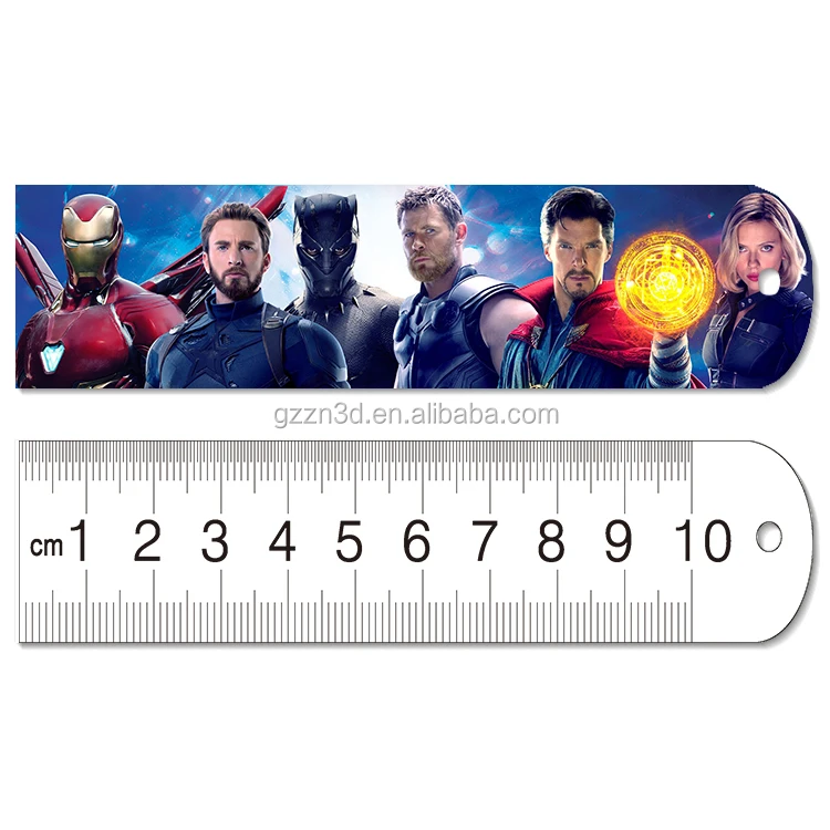 OEM PET Plastic Rulers Printed , 3D Custom Lenticular Printing Measuring Straight Ruler