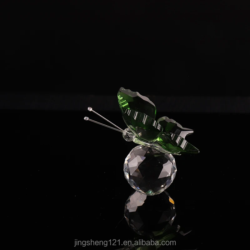 Crystal Glass Butterfly Model Crystal Butterfly For Crystal Wedding Gift