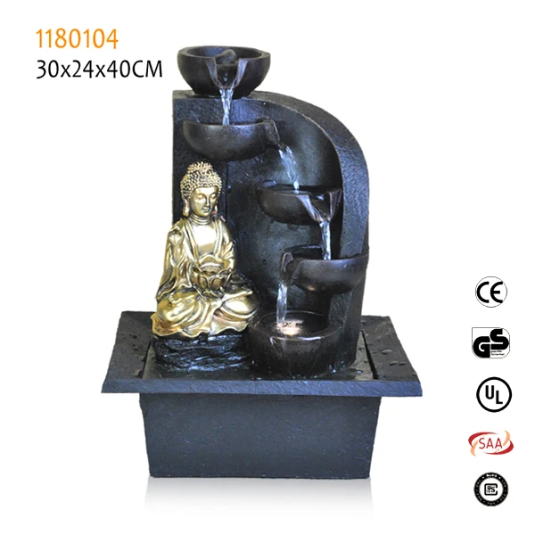 2018 Home decoration resin religious jesus fountain crafts