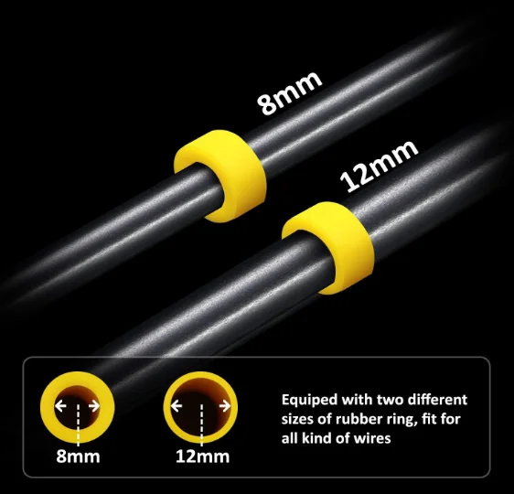 4 port rubber cable ip68 waterproof electrical terminal junction box for underwater light