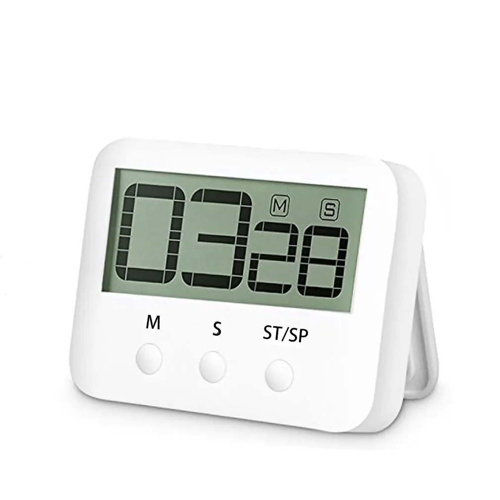 Large Display Interval Timer Gym Countdown Digital Timer Battery Powered Refrigerator Digital Millisecond Kitchen Sport CN;GUA