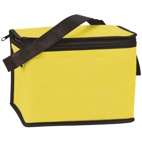 
non woven Thermal Lined Reusable 6 pack can Wine Cooler Bags 
