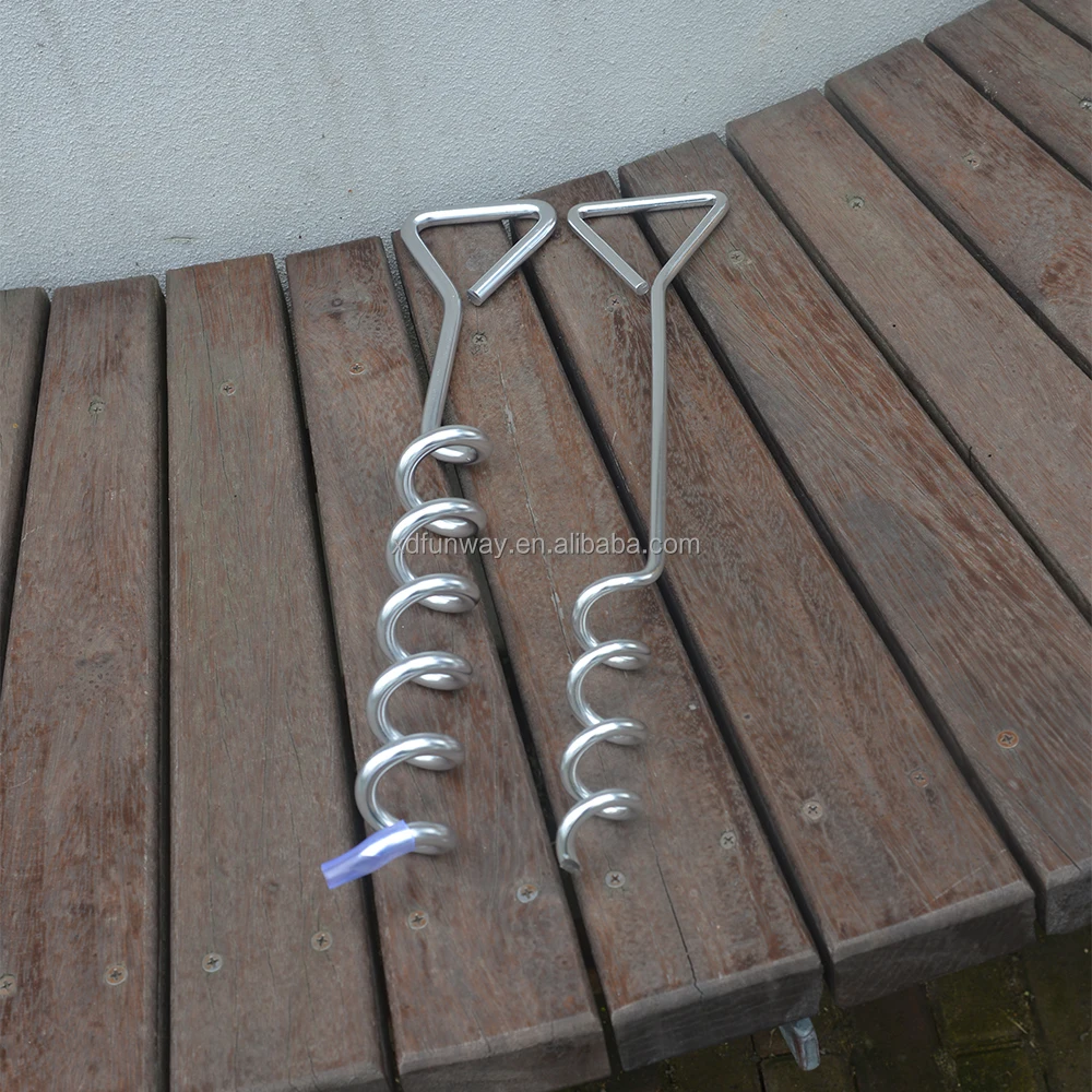 dog tie out cable stake, aluminum dog peg