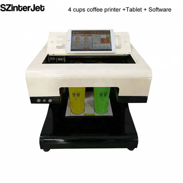 Automatic diy 3d selfie latte art digital coffee printer