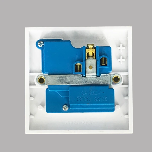 W&B brand Single 13A Switch Socket with out light electric switched socket