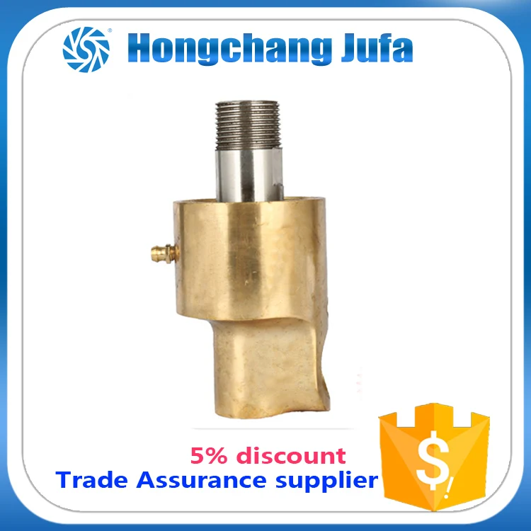304 stainless steel central shaft with copper shell water rotary joint/rotary union