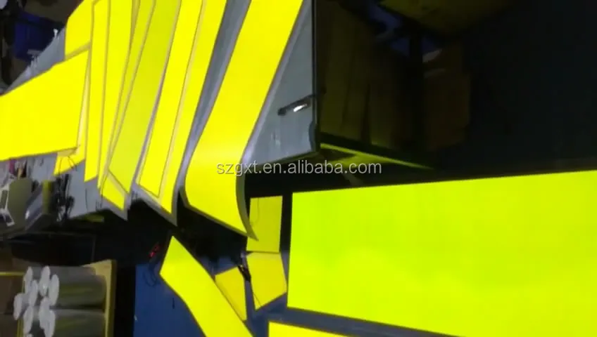 yellow on yellow off el backlight sheet panel,electroluminescent display panel