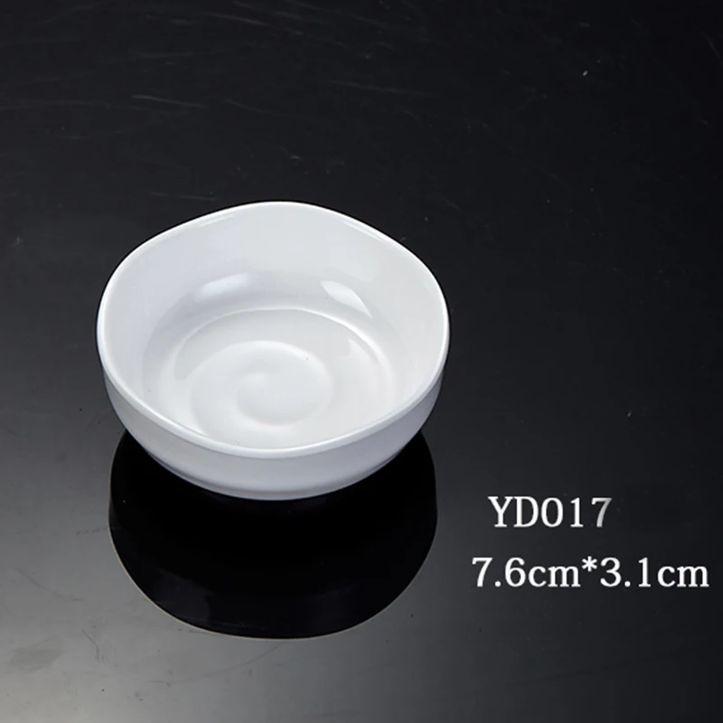 Производитель, меламиновая посуда, белая фарфоровая миска для лапши для ресторана