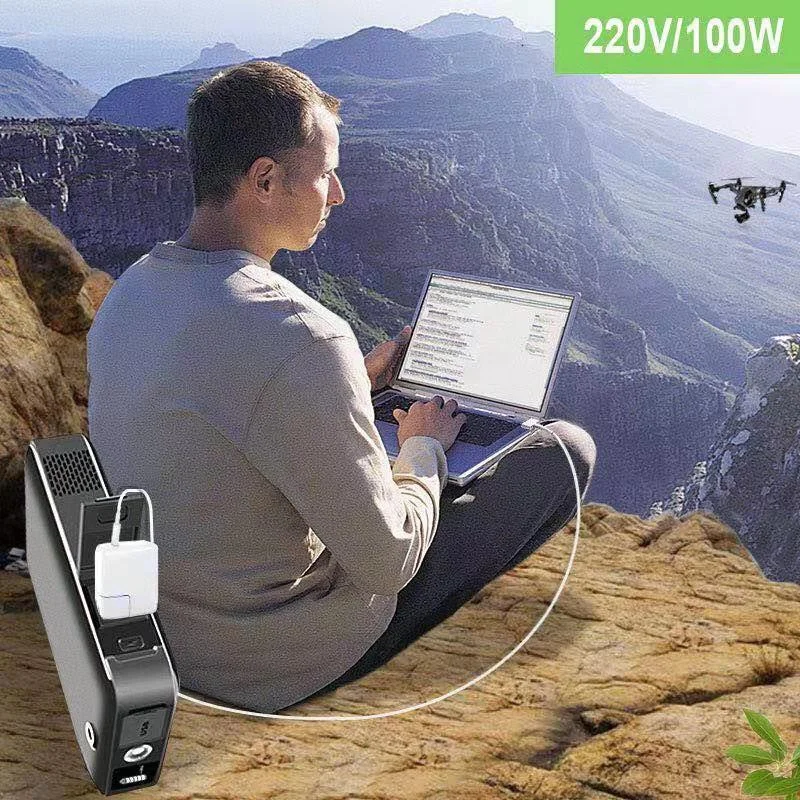 Energy Storage Battery Pack 30000Mah New Portable 220V Battery Power Supply Emergency Outdoor Power Station For Camping