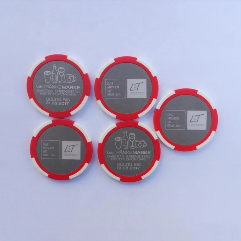 China factory  Poker chips 13.5g Custom poker chips plastic token poker chip set