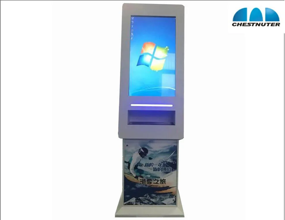  17 inch стоя интерактивный сенсорный экран самообслуживания оплаты киоск