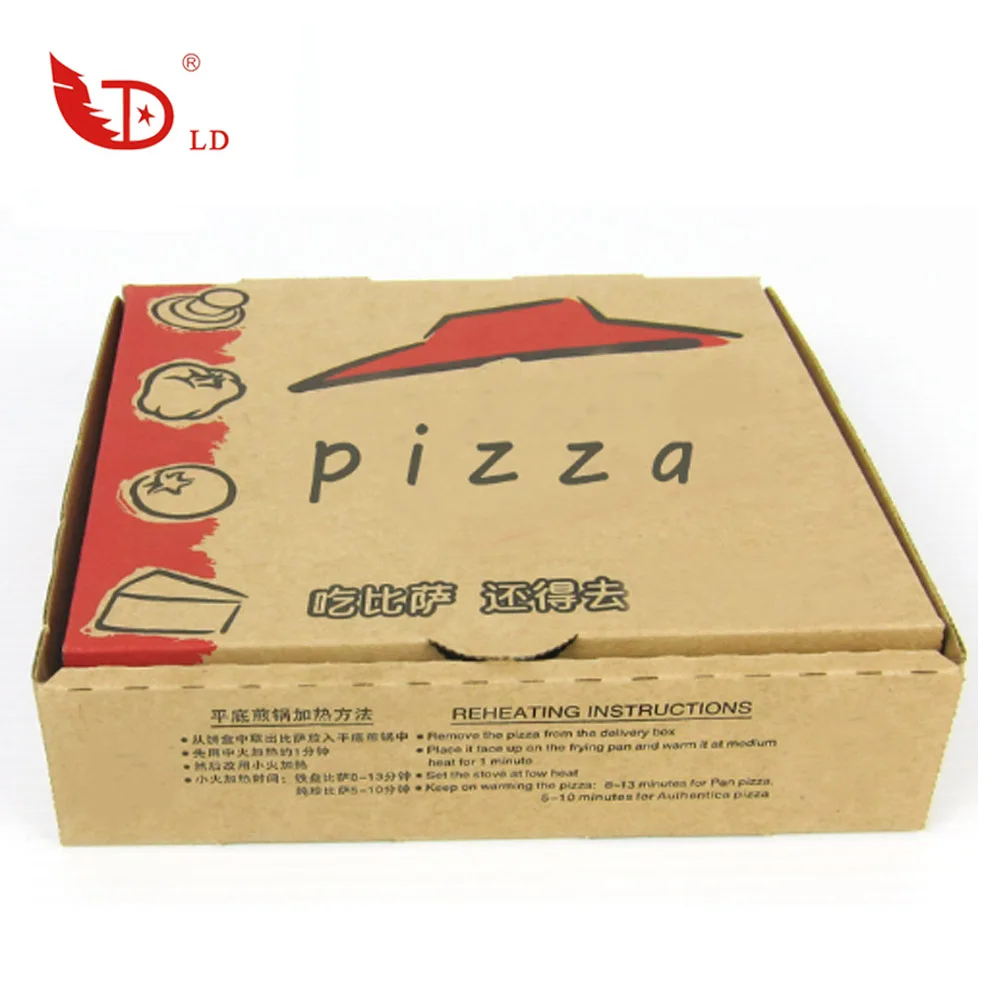 
Factory price cheap corrugated pizza delivery box carton wholesale 