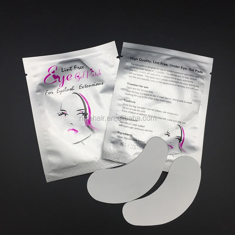 
Comfortable Lint Free Gel Under Eye Pads For Eyelash Extension Accessories 