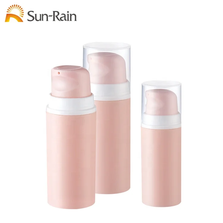 Wholesale high quality empty plastic 15ml 1oz 50ml ningbo airless pump bottle for eye cream