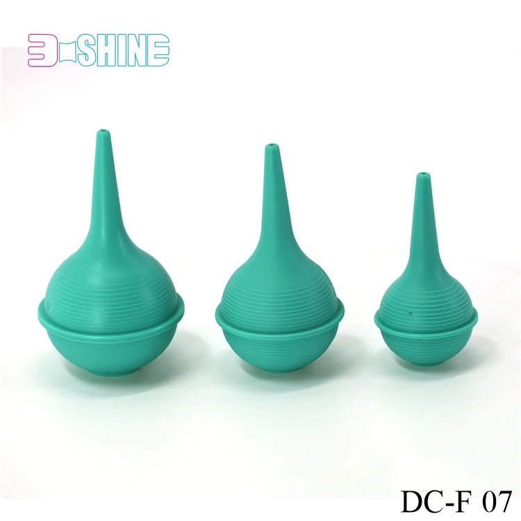 silicone material green Baby Nasal Aspirator and Booger Sucker