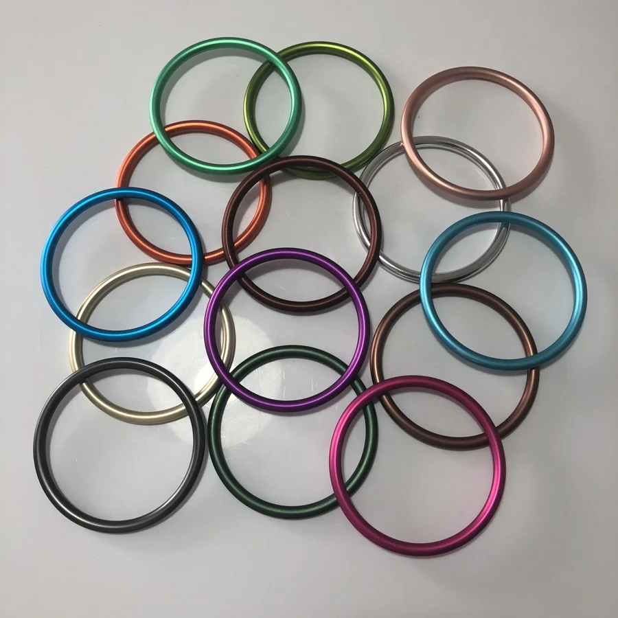 China factory direct 3' anodize aluminum ring baby carrier sling metal rings