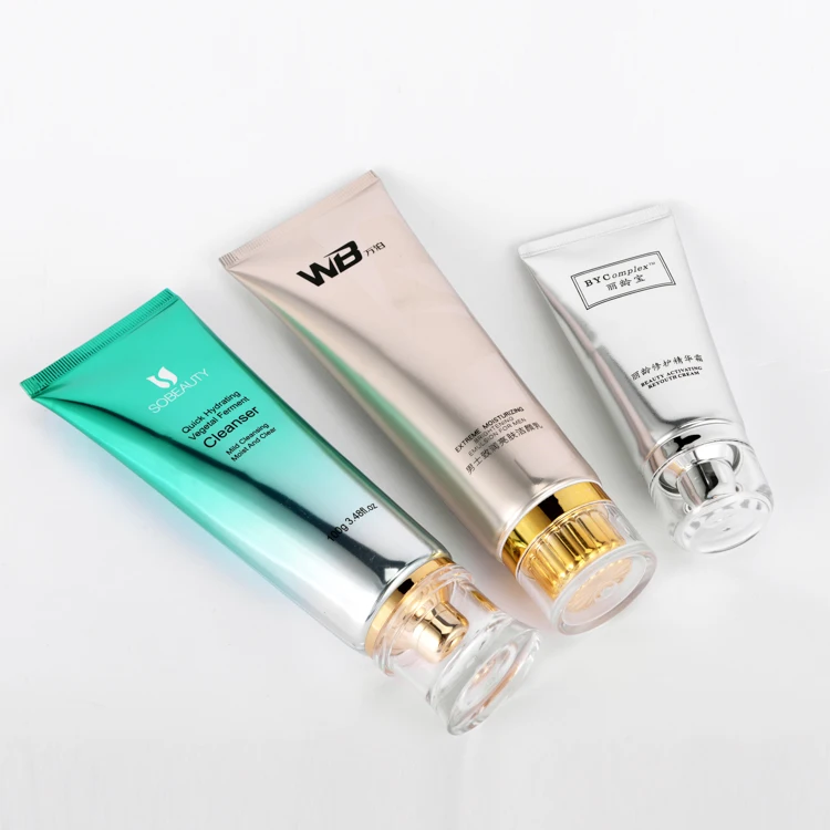 
Plastic Tube Empty PE Wholesale 80ml Screen Printing Cosmetic Bottle Personal Care Screw Cap Skin Care Cream Recyclable Material 