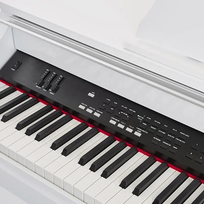 HuangMa high quality white electric digital piano( HD-8838M)
