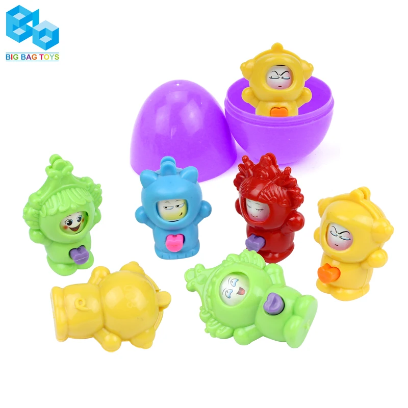 New colorful plastic toy capsule filled with small toy for kids