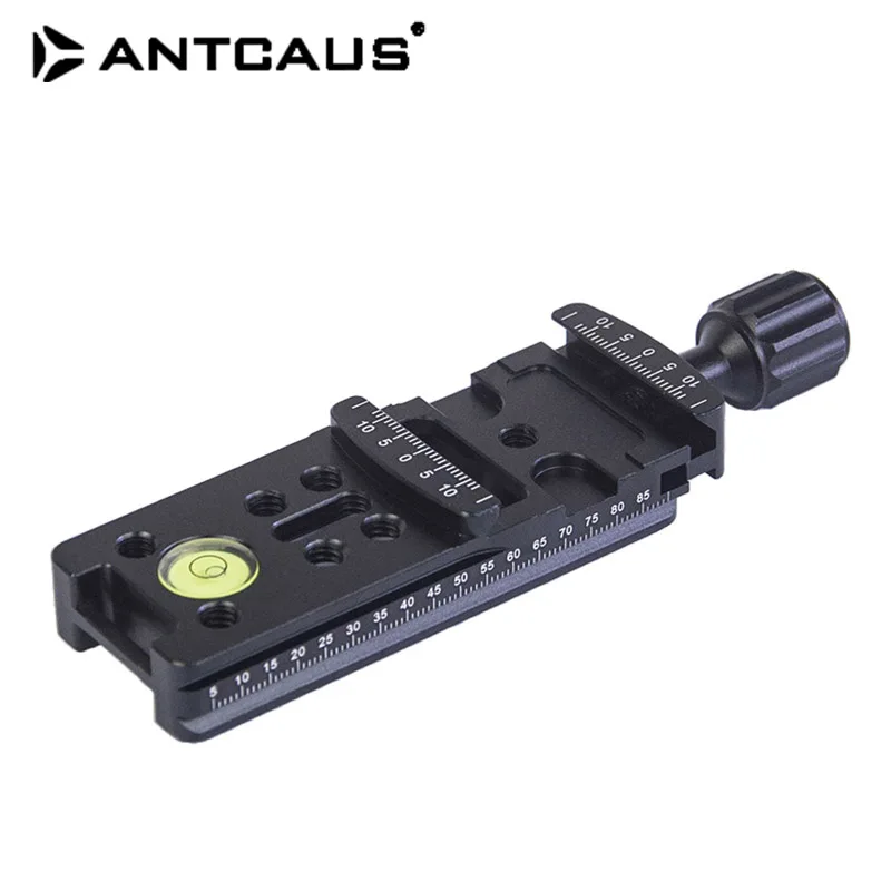 Professional Aluminum 85mm Rail Nodal Slide Quick Release Clamp For DSLR Cameras Accessories