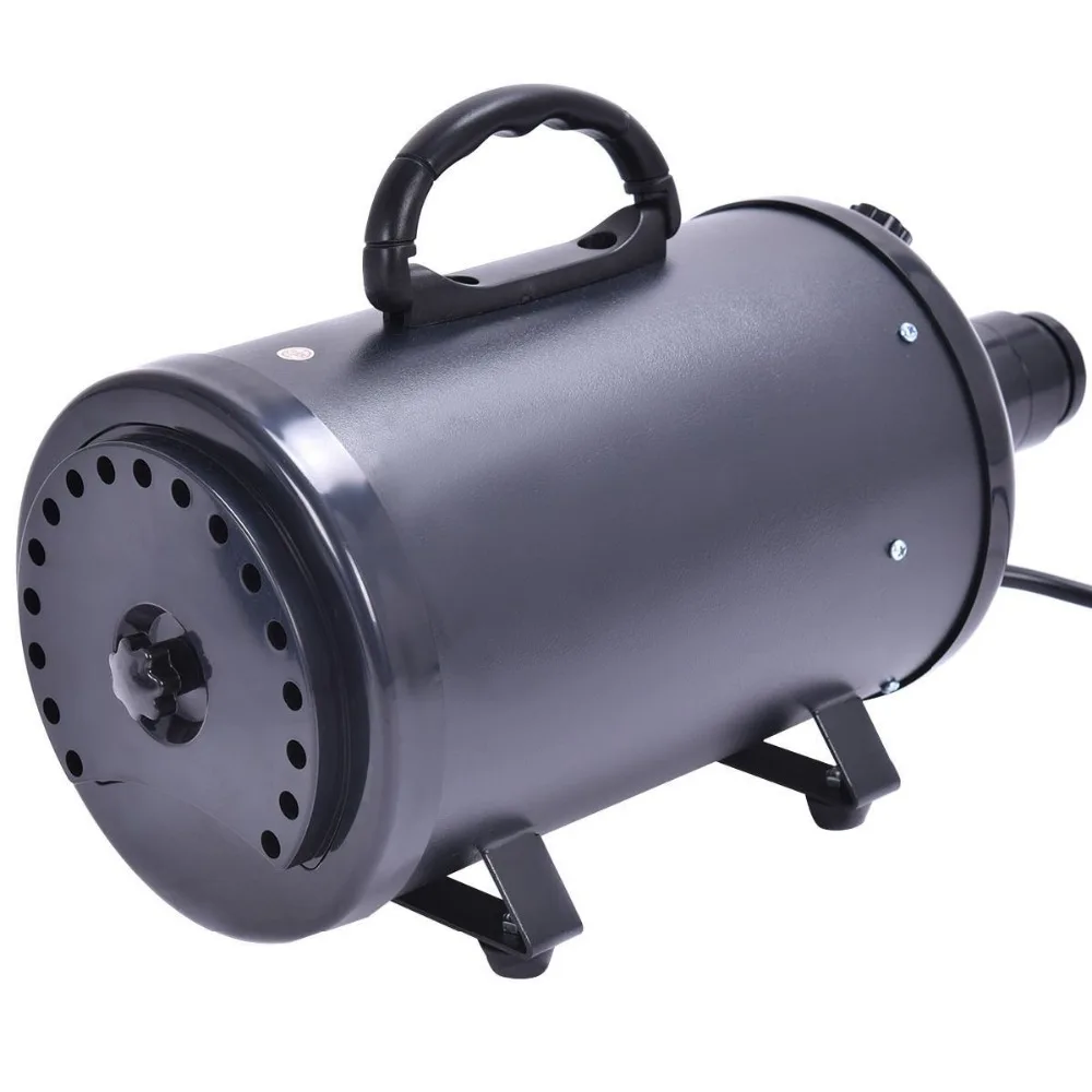 High Power Adjustable Dog and Cat Grooming Hair Dryer Dog Grooming Dryers with 3 Different Nozzles