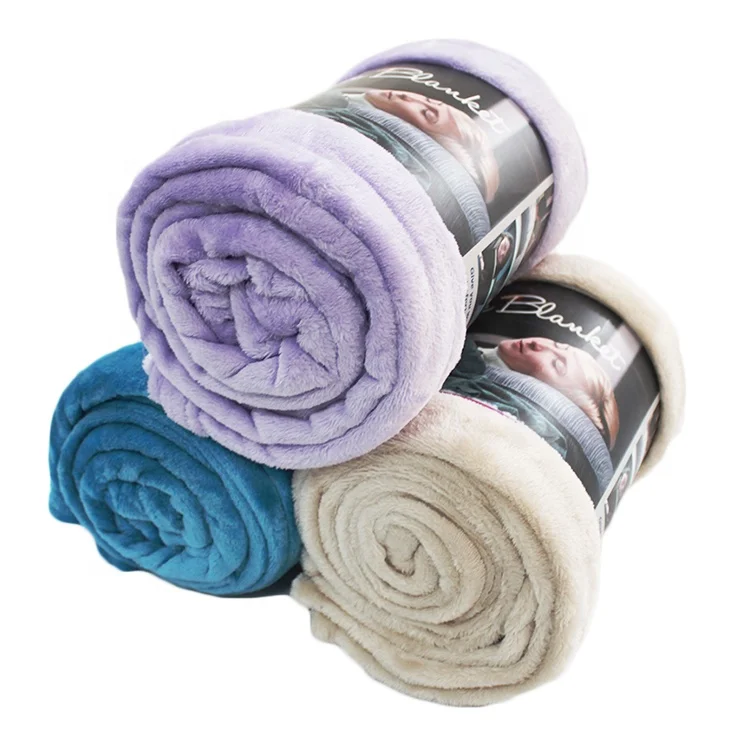 Promotion super soft stock flannel fleece blanket with cheapest price