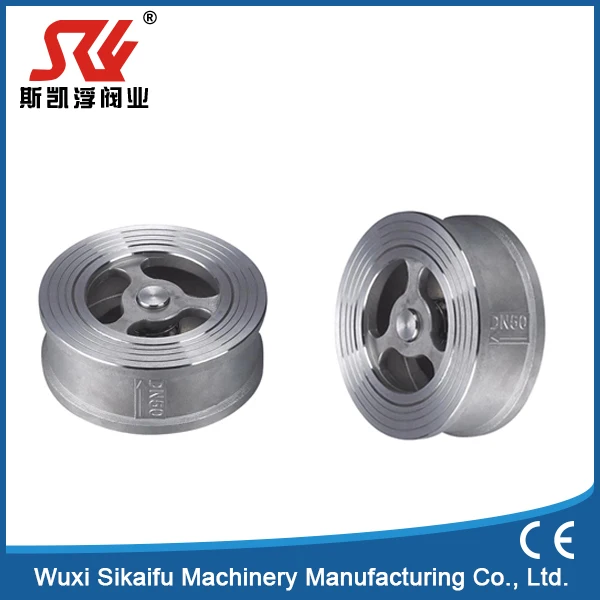 wcb spring loaded wafer check valve 6 inch