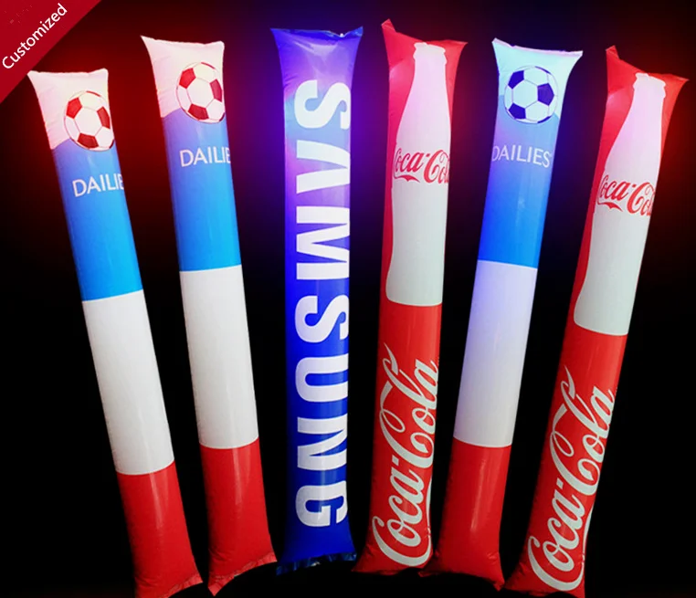 
hot selling promotional various color LED thunderstick hand clap noise maker 