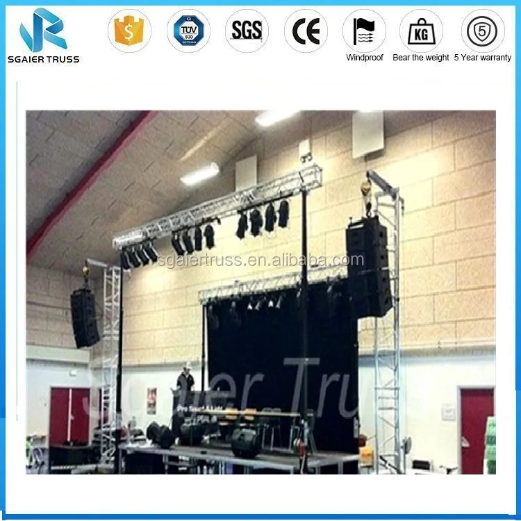 Алюминиевый спикер фермы звуковая система вертикальной формы динамик фермы