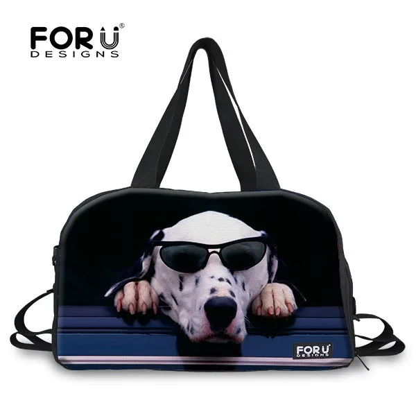
Cat Design Sublimation Printing Canvas Eminent Ladies Sport Travel Bag 