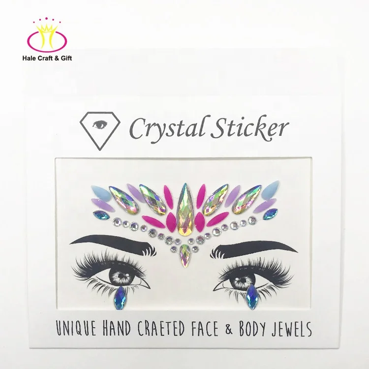 Best Prices Latest Face Gem Crystal Rhinestone Eyeliner Tattoo Sticker