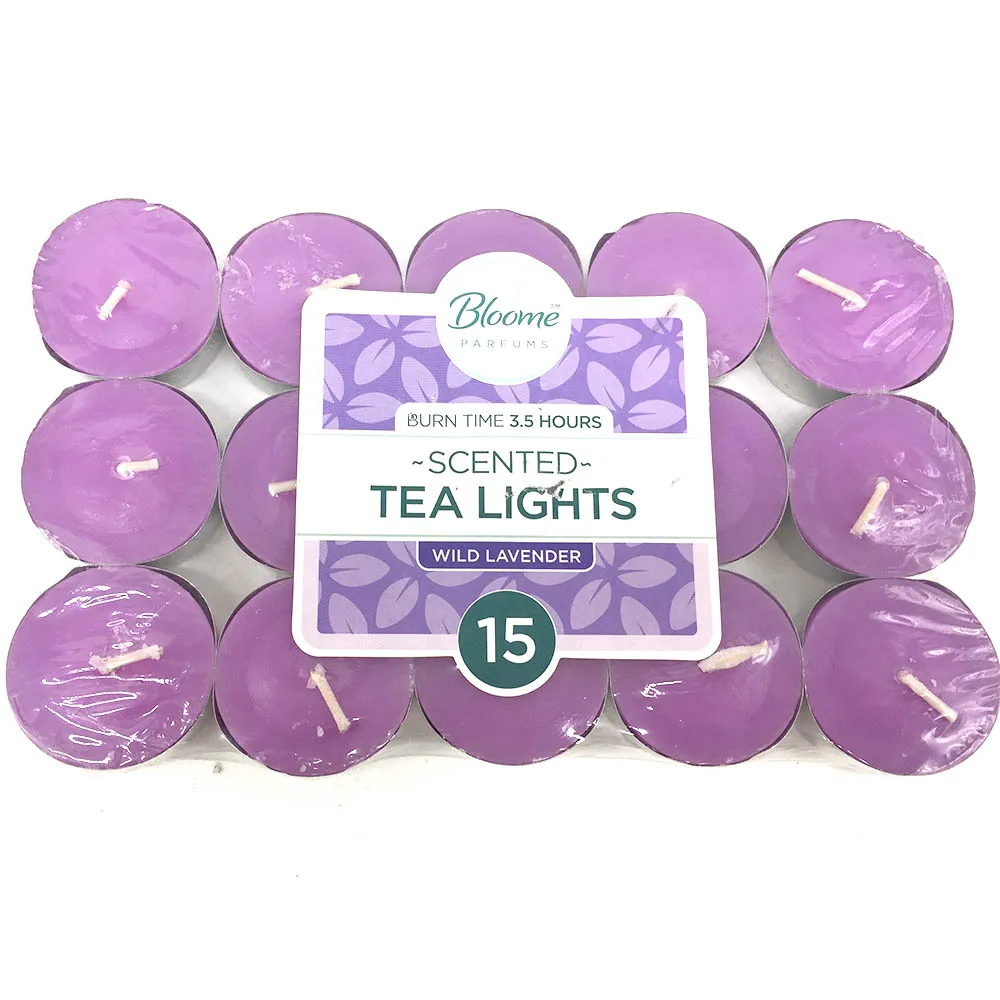 Cheap Price Hand Poured Scented Paraffin Wax Candle Tealight Home Decoration Aromatherapy Pillar Multi-colored