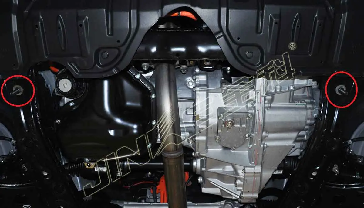 JINKE Polymers Alloy steel engine protection pan for PEUGEOT 307/308