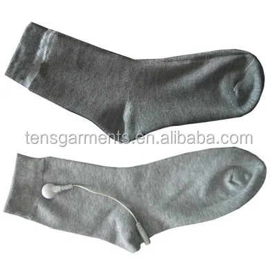 
OEM service TENS electrical massage socks for physiotherapy 